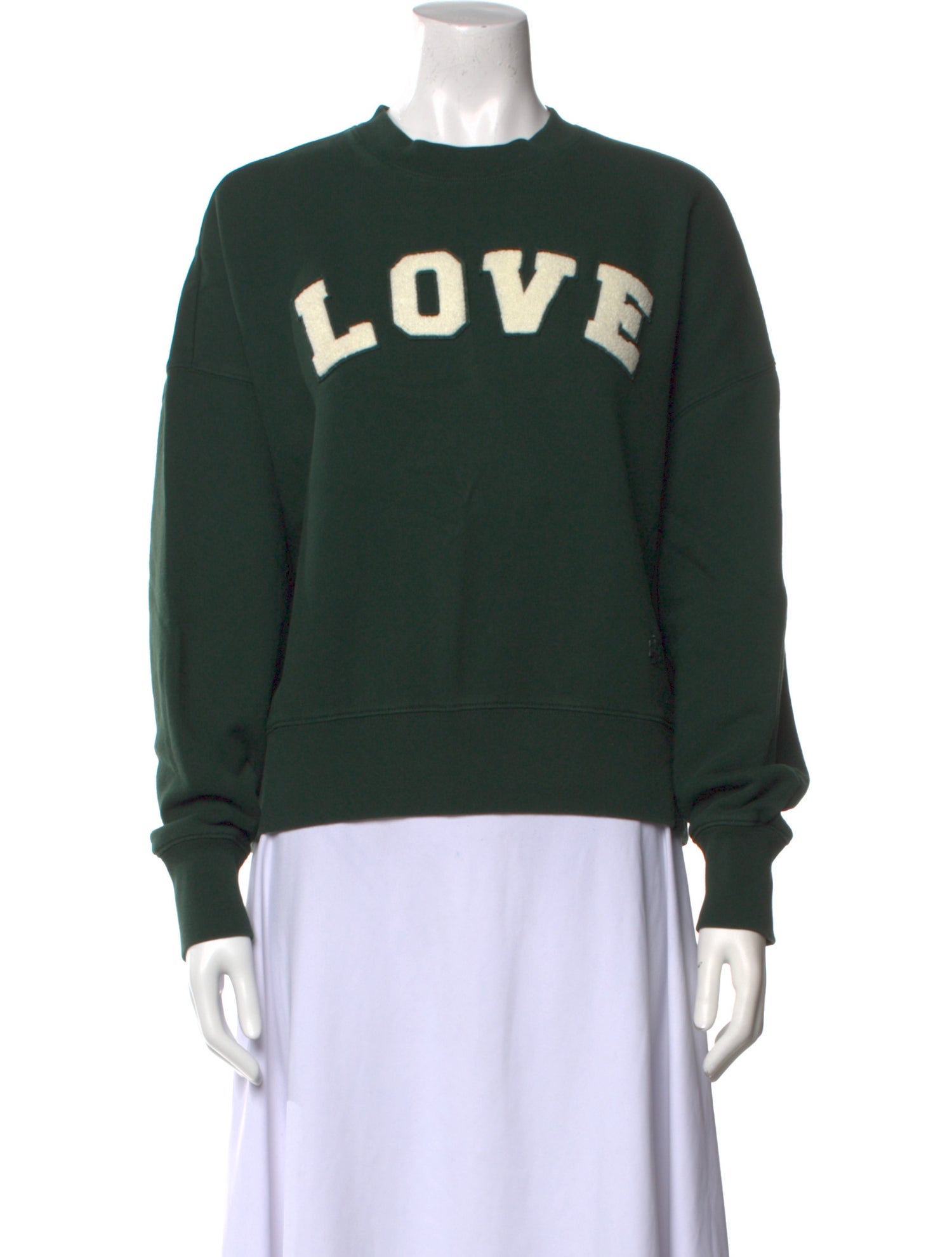 Tory Sport Graphic Print Crew Neck Sweatshirt