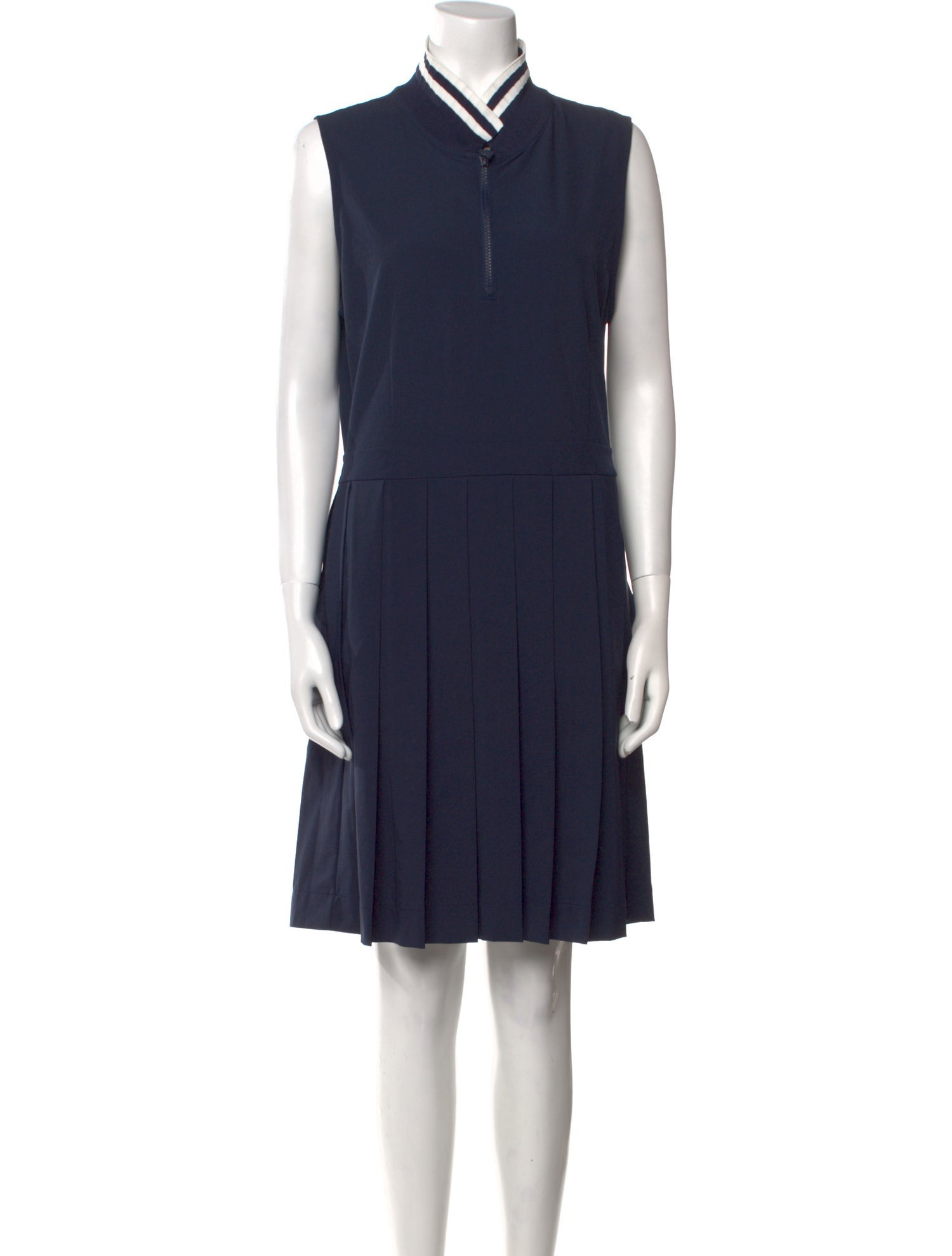 Tory Sport Mock Neck Knee-Length Dress