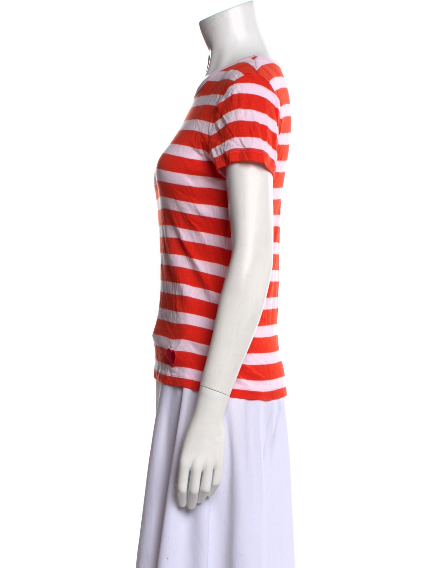 Tory Sport Striped Crew Neck T-Shirt