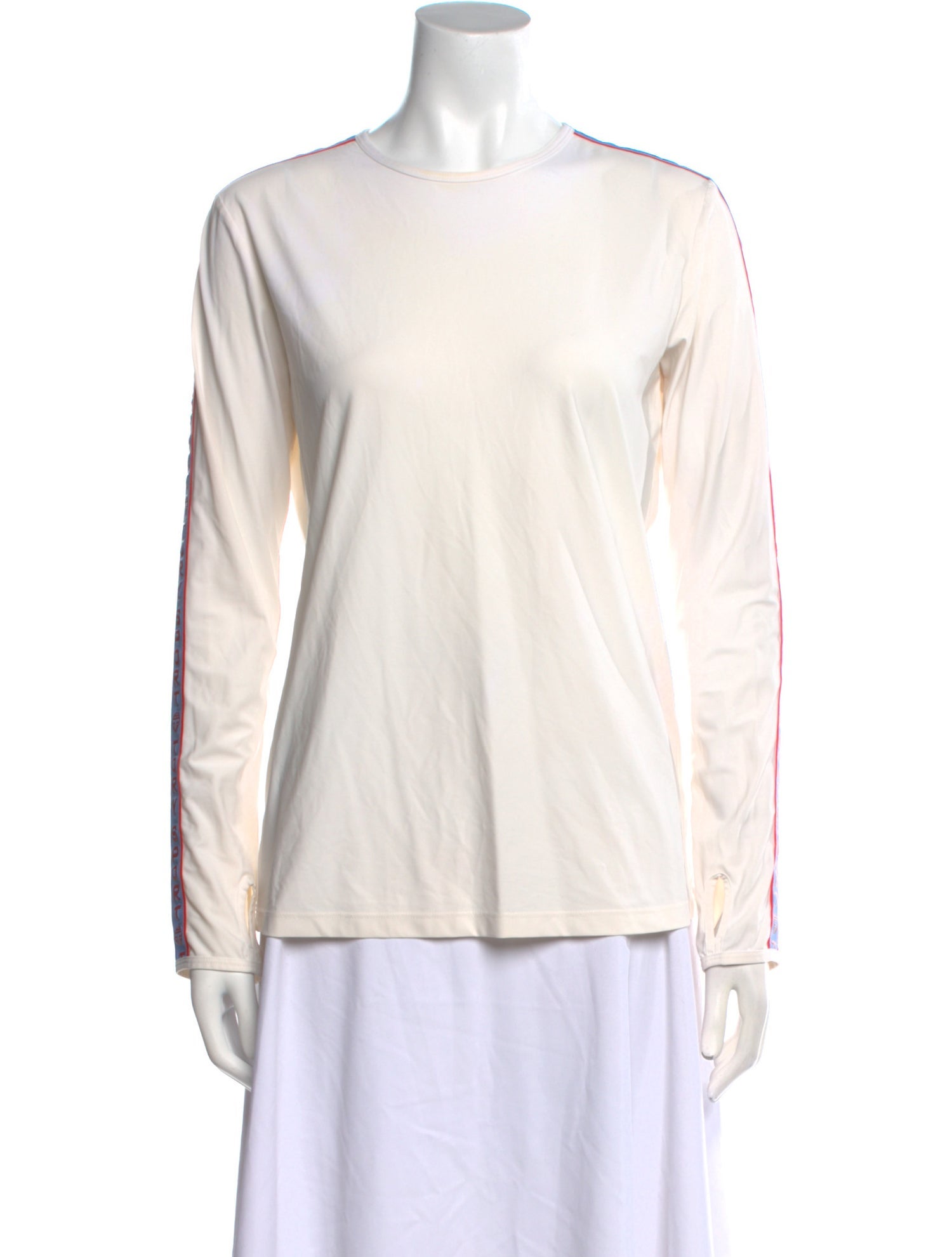 Tory Sport Crew Neck Long Sleeve Top