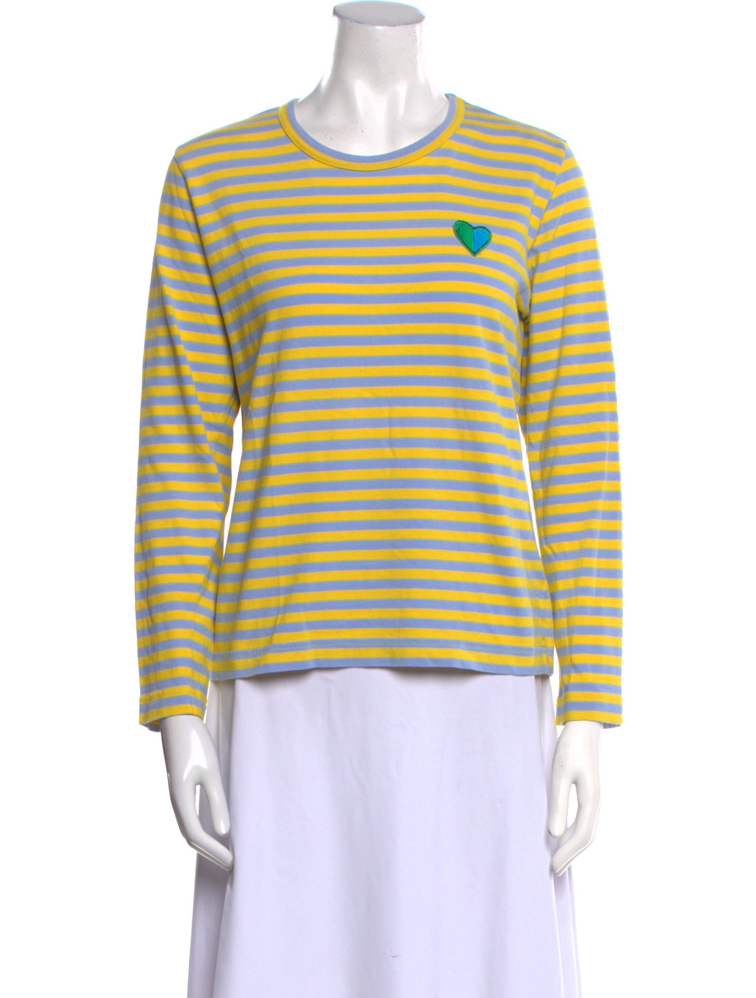 Tory Sport Striped Crew Neck T-Shirt