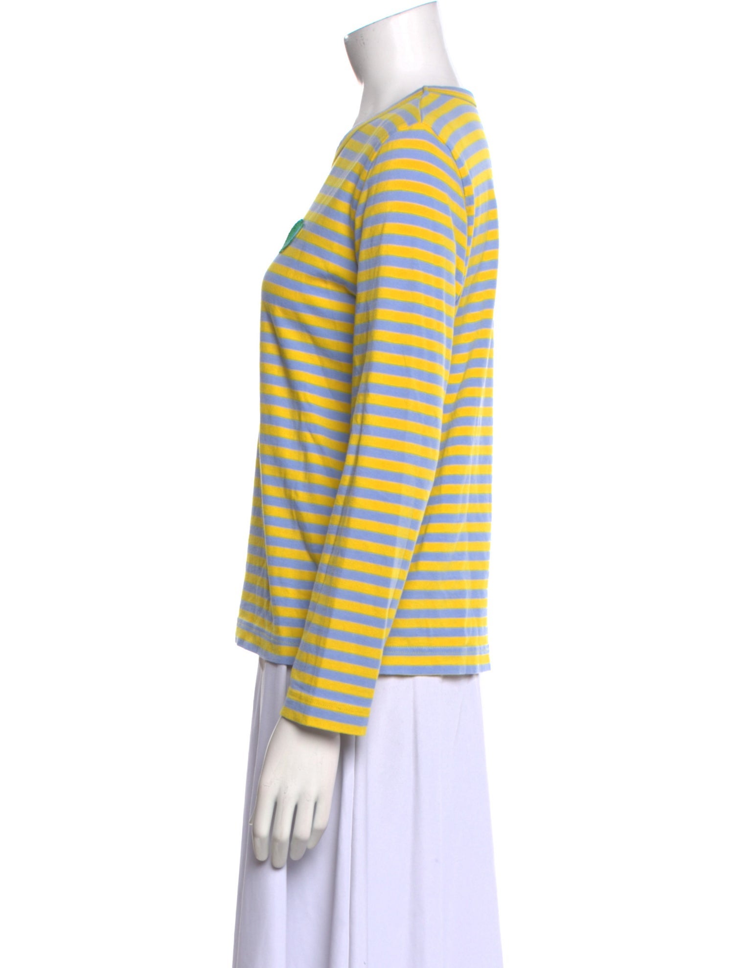 Tory Sport Striped Crew Neck T-Shirt