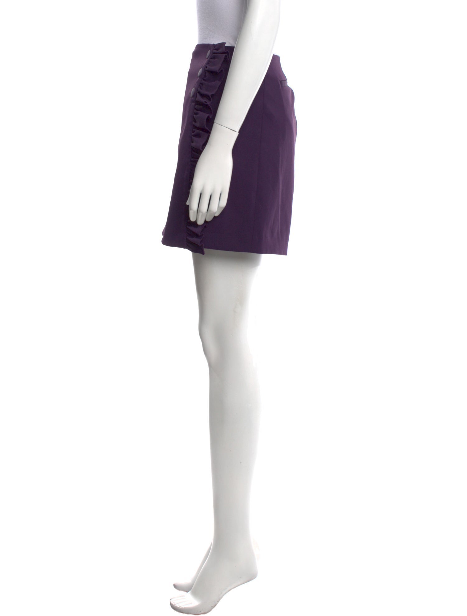 Tory Sport Ruffle Embellishment Mini Skirt