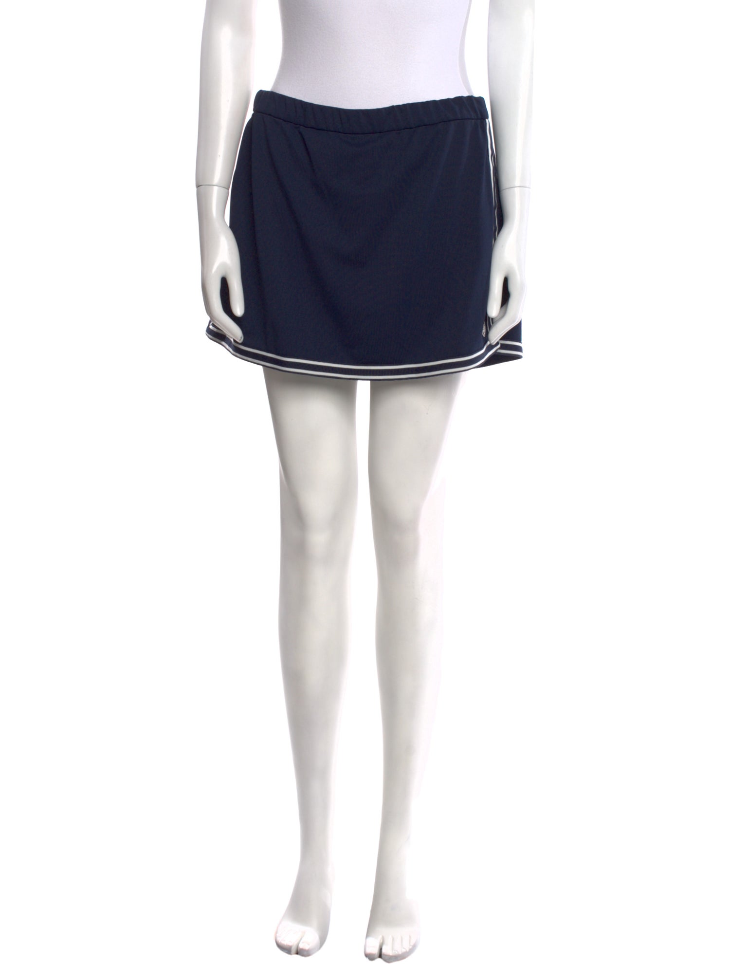 Tory Sport Embroidered Accent Mini Skirt