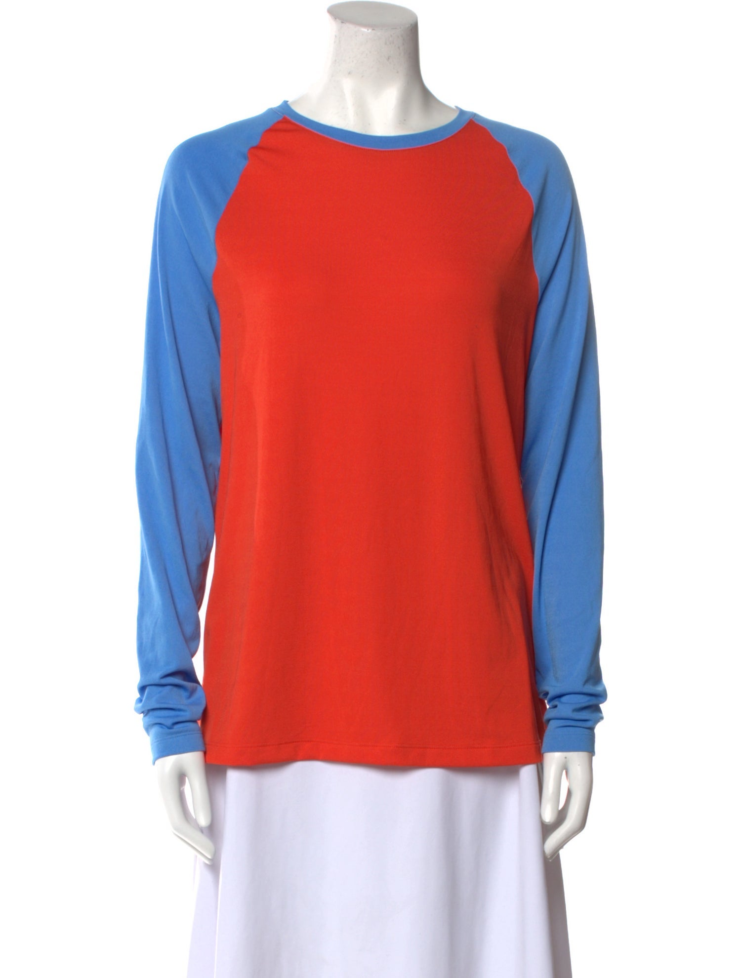 Tory Sport Colorblock Pattern Crew Neck Sweatshirt