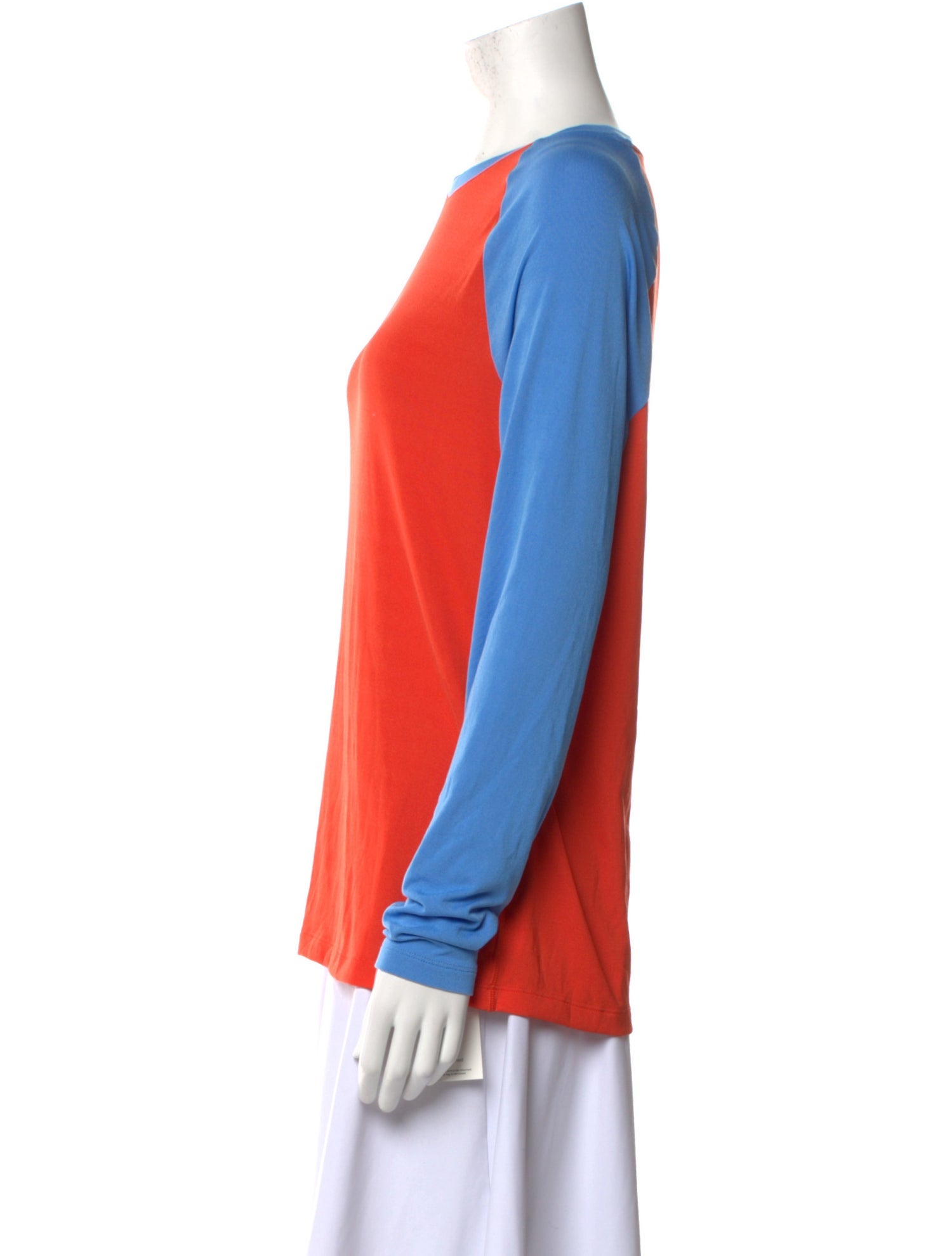 Tory Sport Colorblock Pattern Crew Neck Sweatshirt