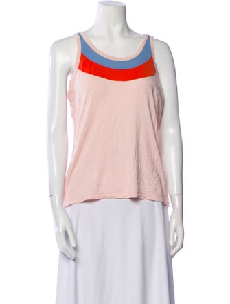 Tory Sport Scoop Neck Sleeveless Top