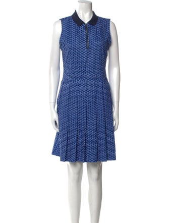 Tory Sport Printed Knee-Length Dress