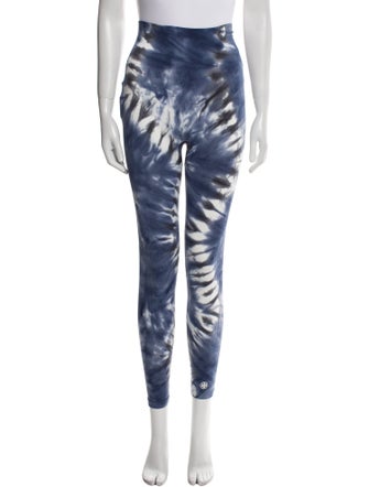 Tory Sport Tie-Dye Print Skinny Leg Pants