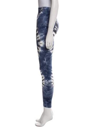 Tory Sport Tie-Dye Print Skinny Leg Pants