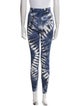 Tory Sport Tie-Dye Print Skinny Leg Pants