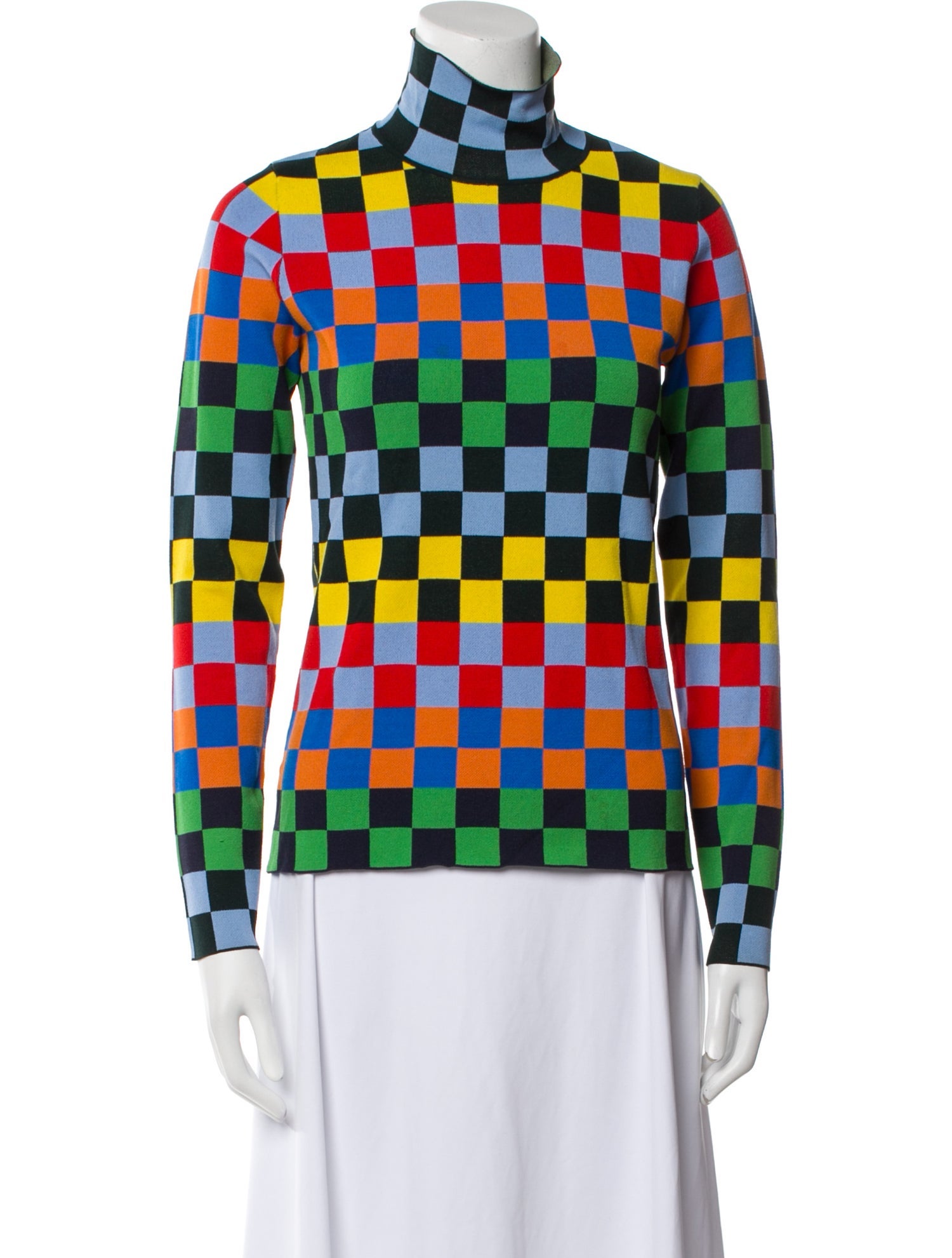 Tory Sport Printed Turtleneck Sweater