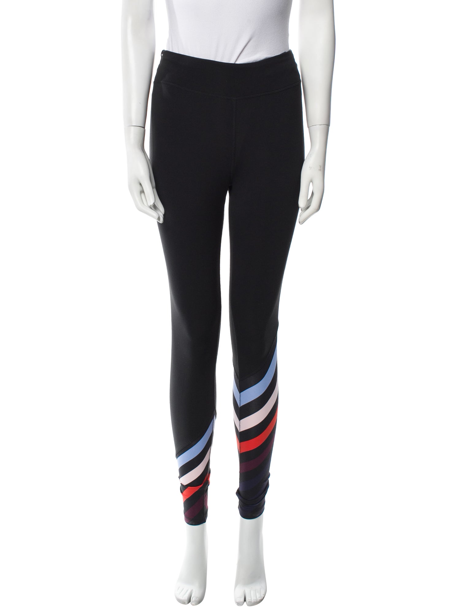 Tory Sport Striped Skinny Leg Pants