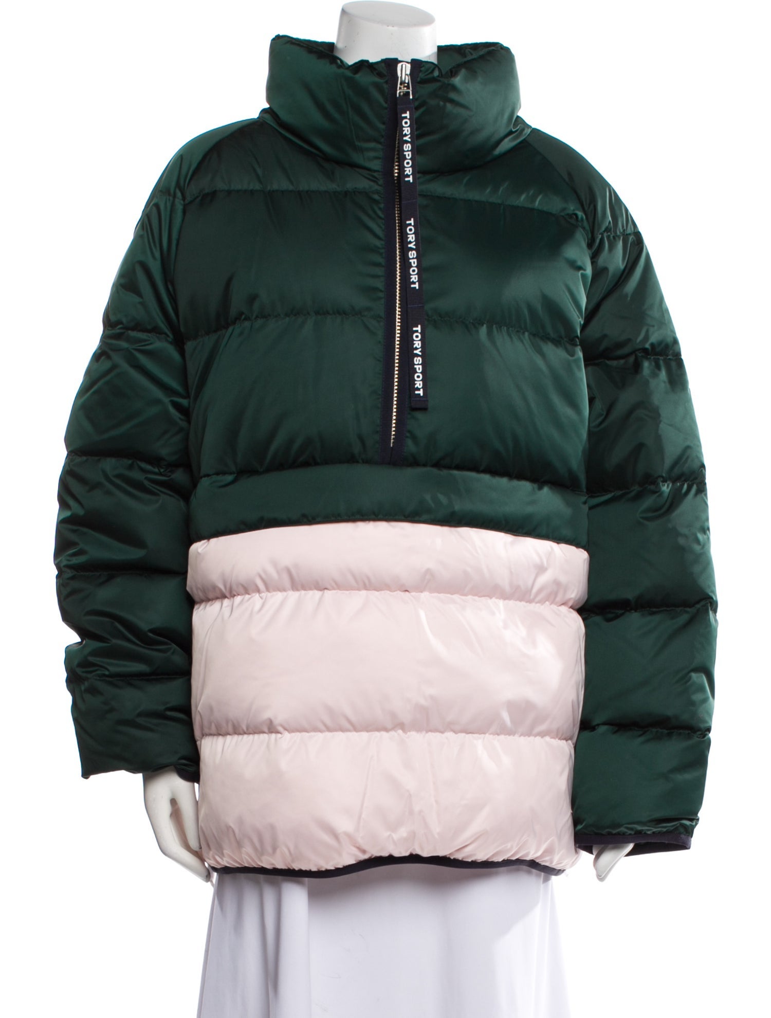 Tory Sport Colorblock Pattern Coat w/ Tags