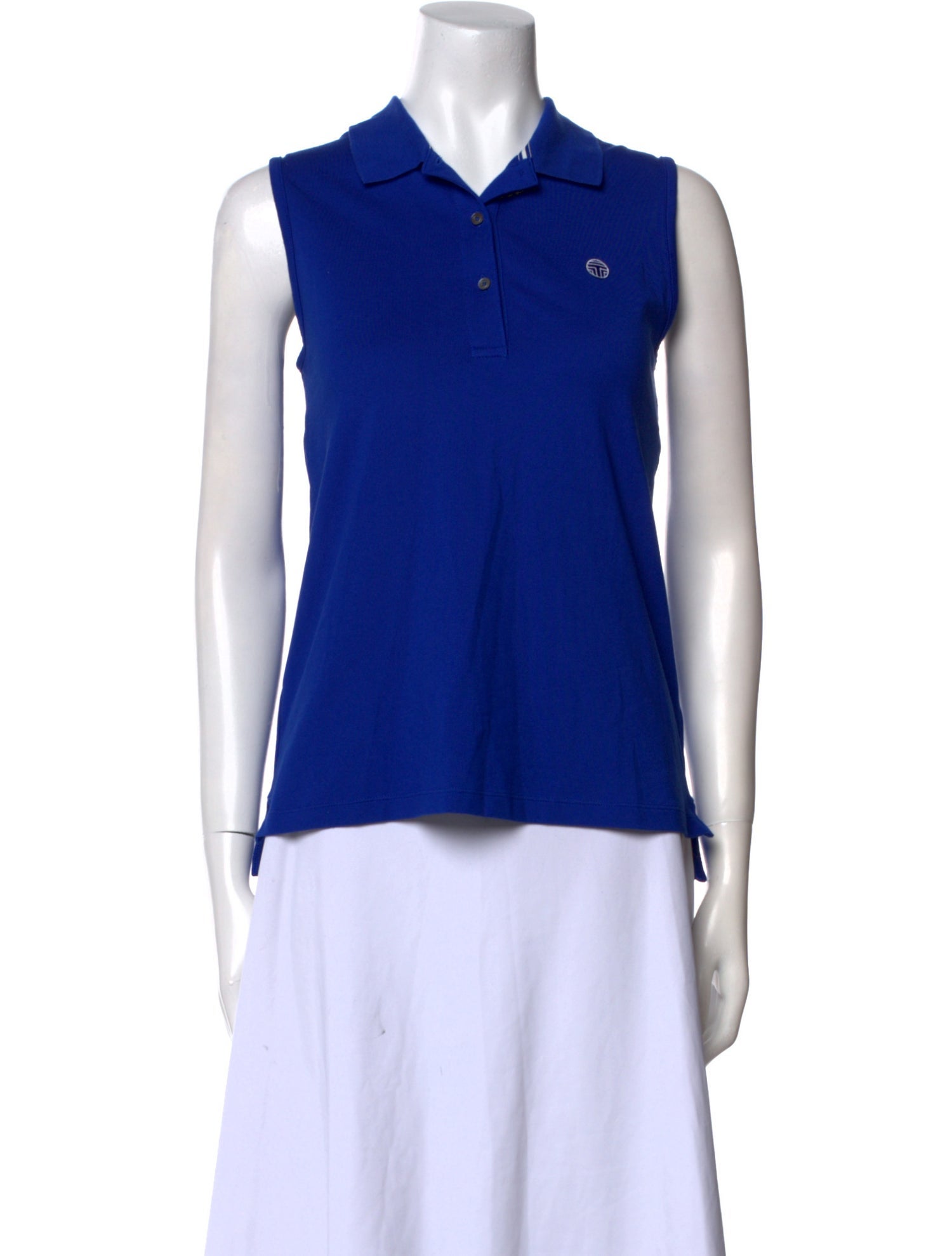 Tory Sport V-Neck Sleeveless Polo