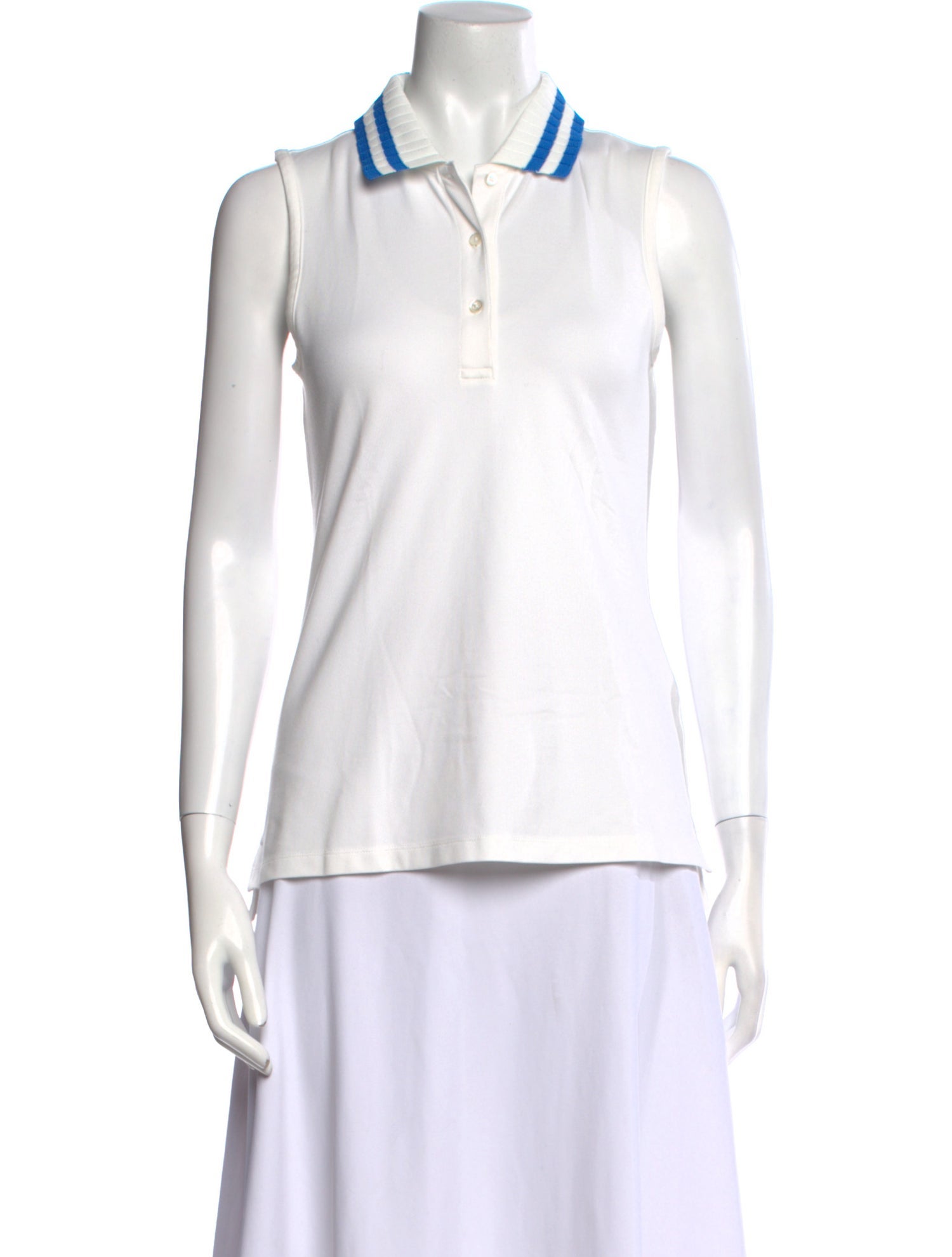 Tory Sport V-Neck Sleeveless Polo