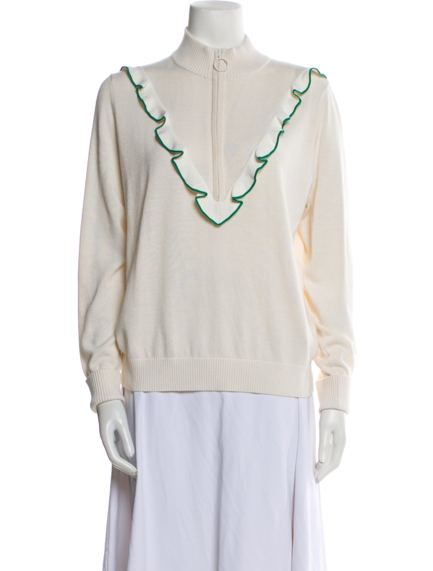 Tory Sport Cashmere Mock Neck Sweater