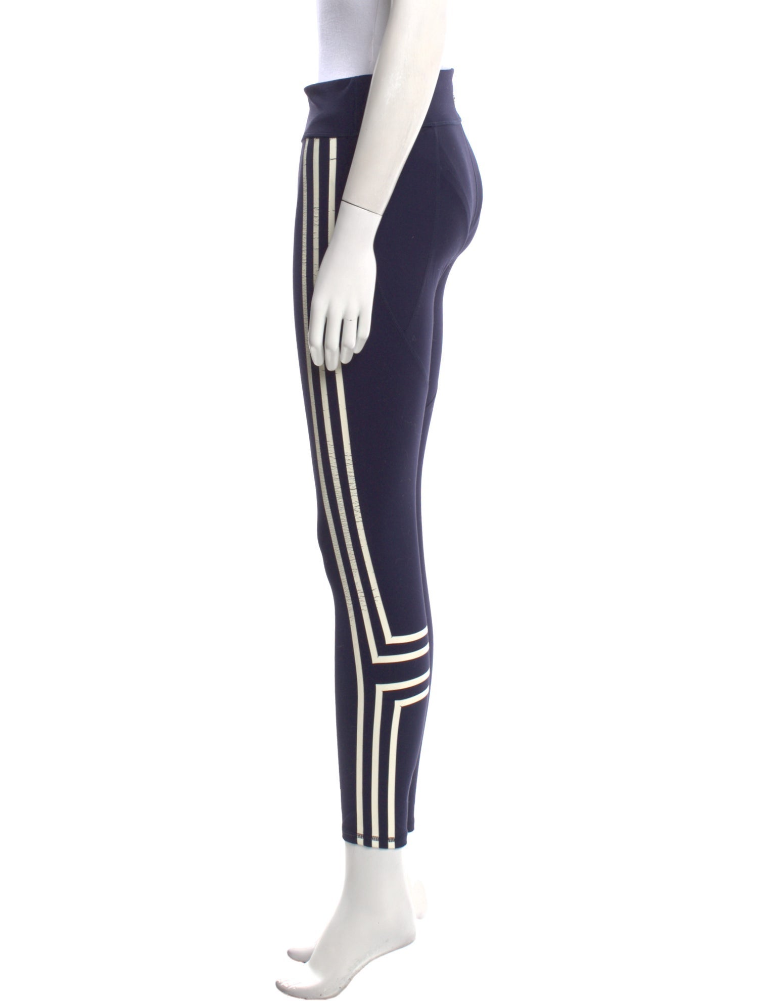 Tory Sport Striped Skinny Leg Pants