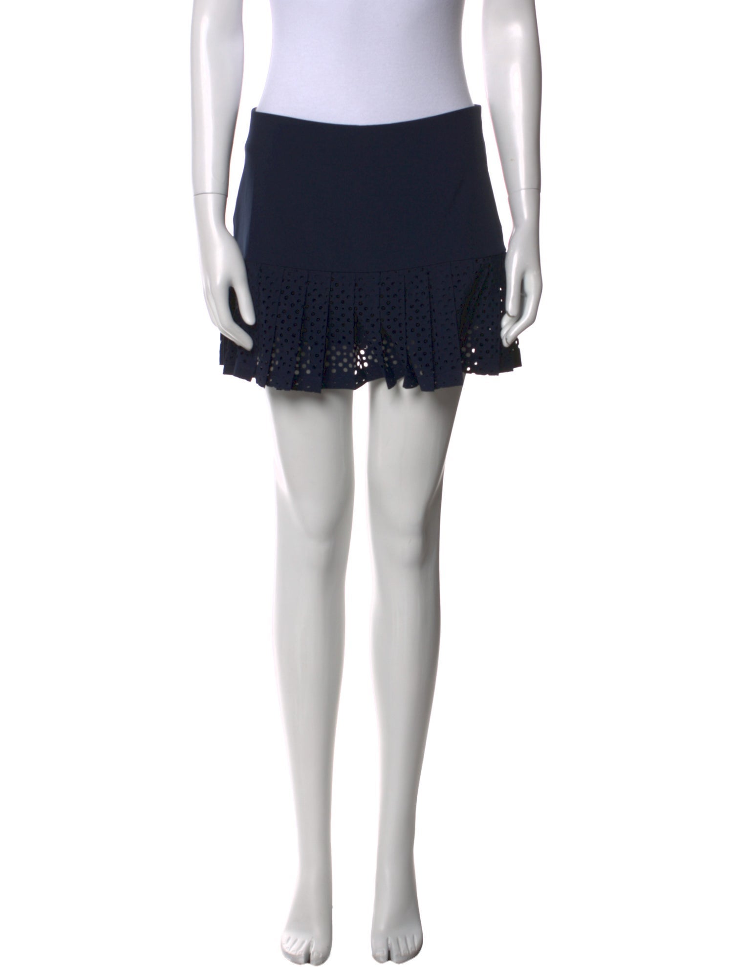Tory Sport Eyelet Trim Mini Skirt