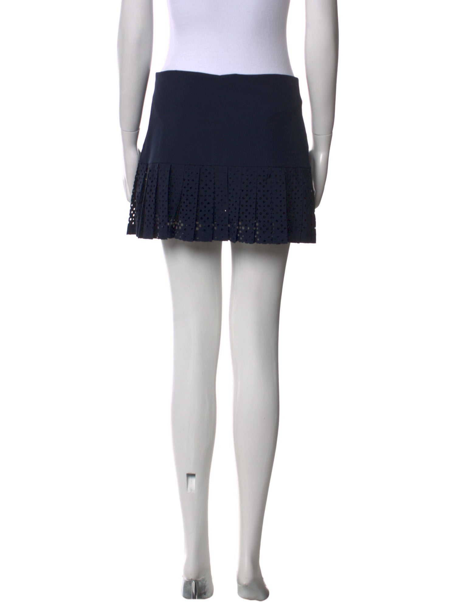 Tory Sport Eyelet Trim Mini Skirt