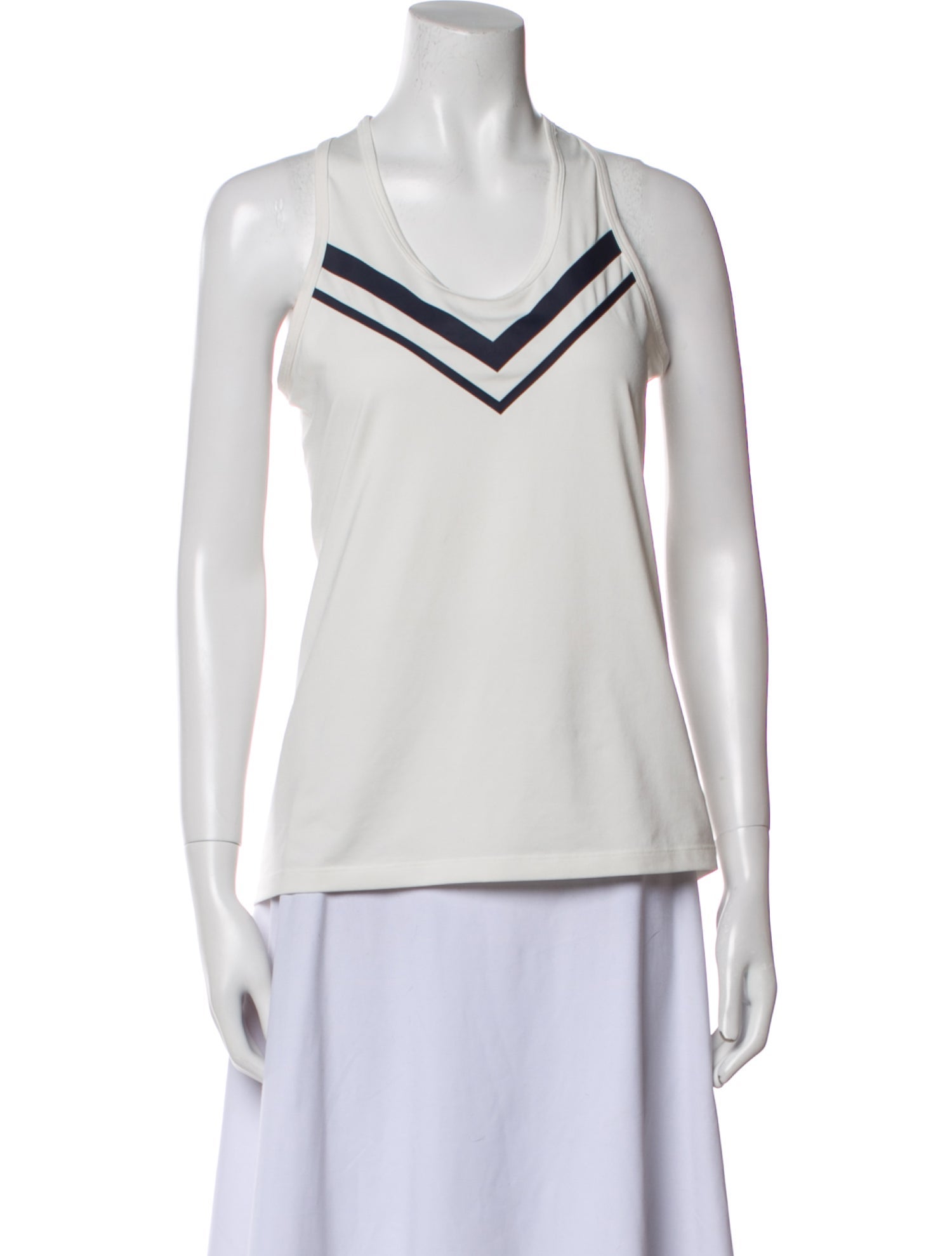 Tory Sport V-Neck Sleeveless Top