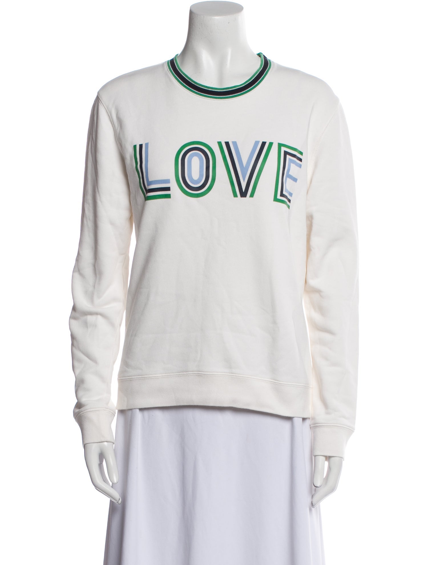 Tory Sport Graphic Print Crew Neck Sweatshirt