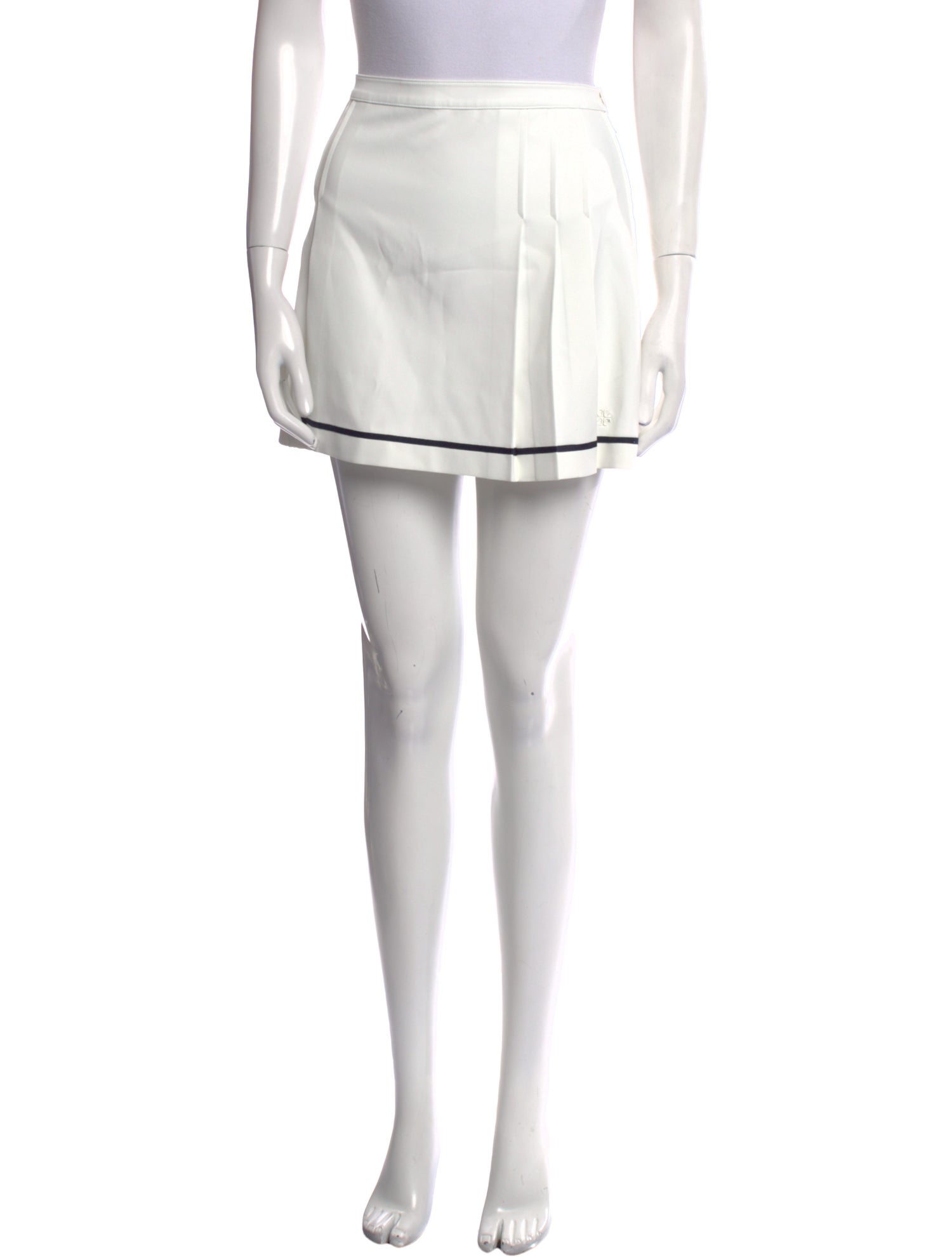 Tory Sport Embroidered Accent Mini Skirt