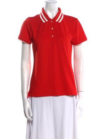 Tory Sport Mock Neck Short Sleeve Polo