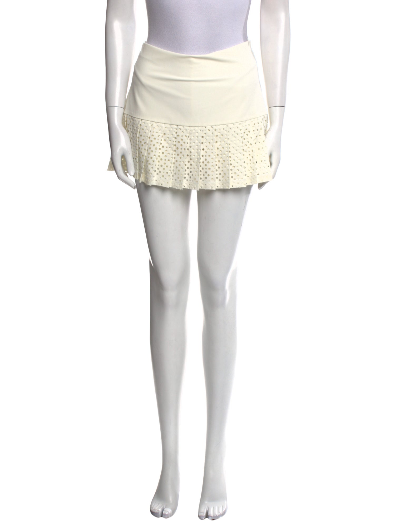 Tory Sport Lasercut Accents Mini Skirt