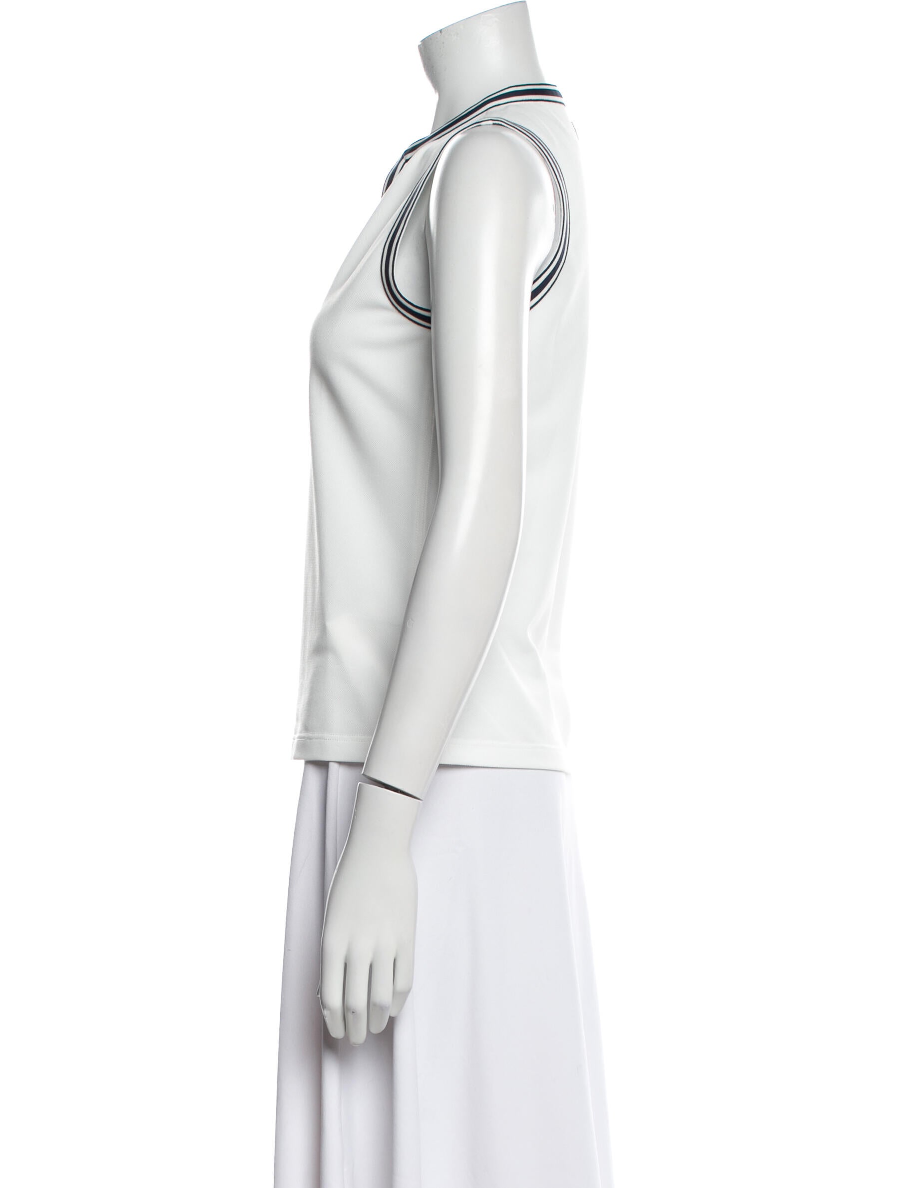 Tory Sport V-Neck Sleeveless Top