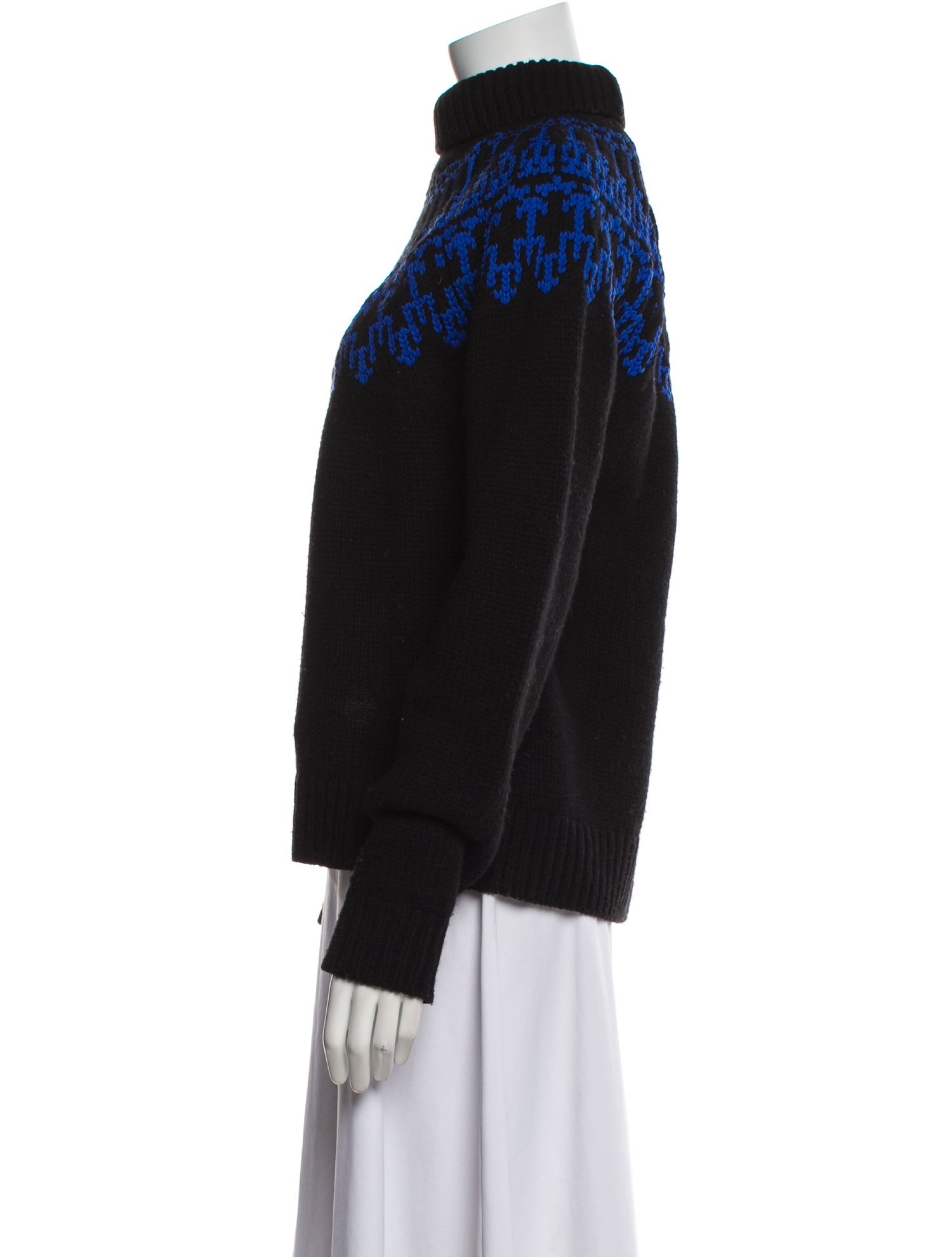 Tory Sport Wool Patterned Sweater