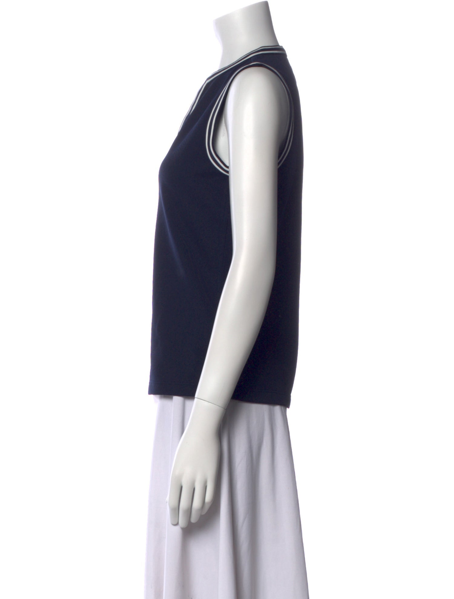 Tory Sport V-Neck Sleeveless Top