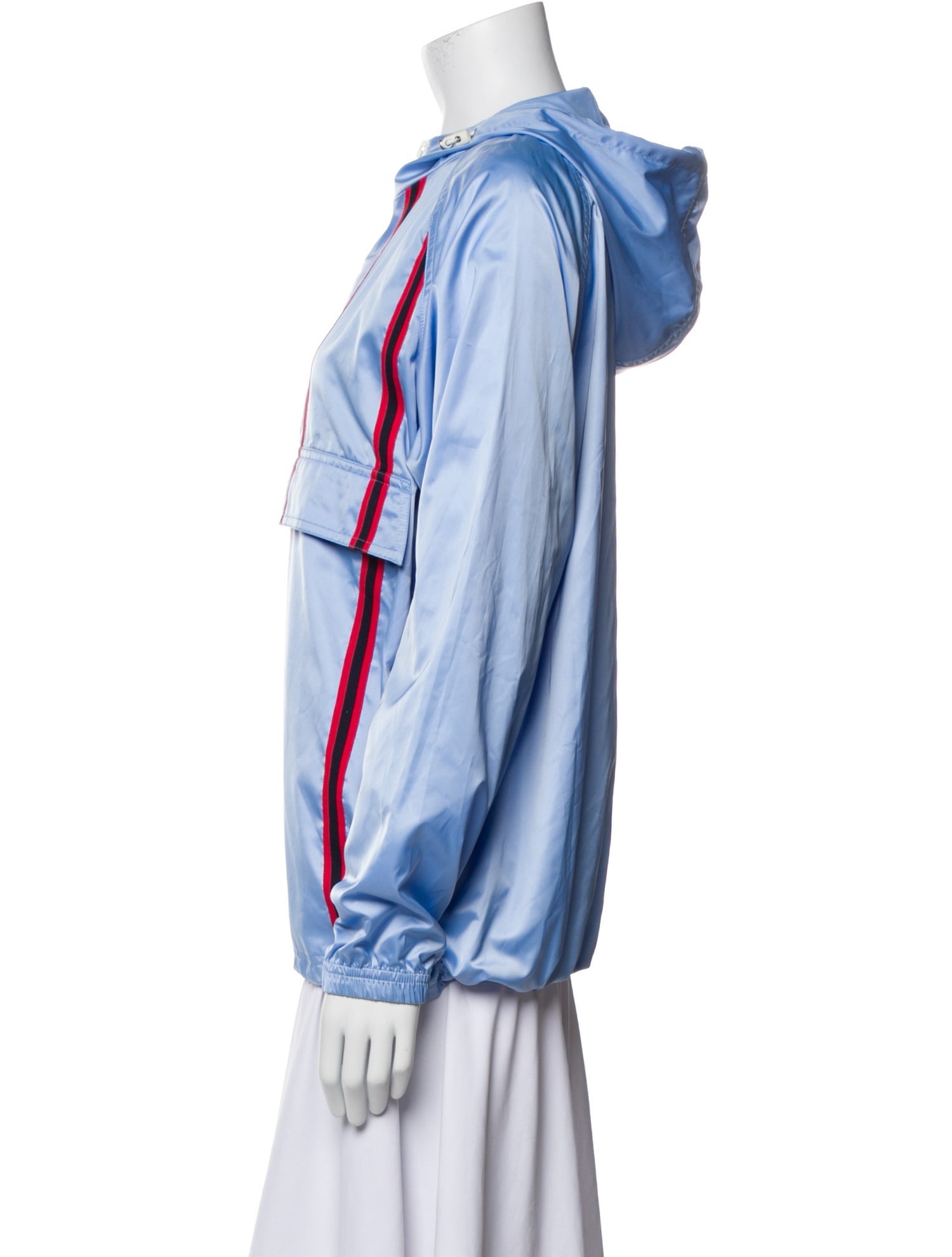 Tory Sport Striped Down Jacket