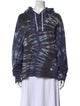 Tory Sport Tie-Dye Print V-Neck Sweatshirt