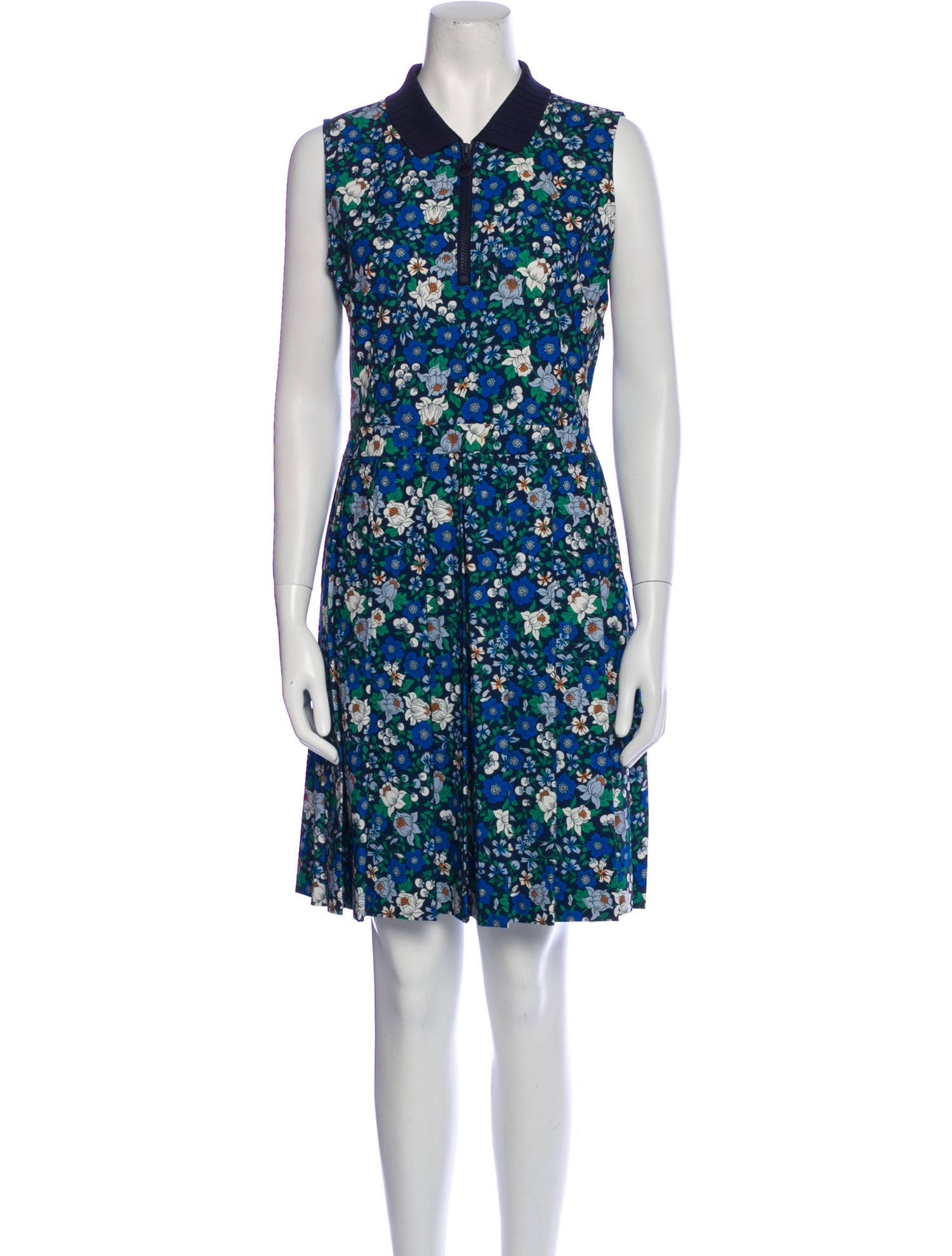 Tory Sport Floral Print Mini Dress