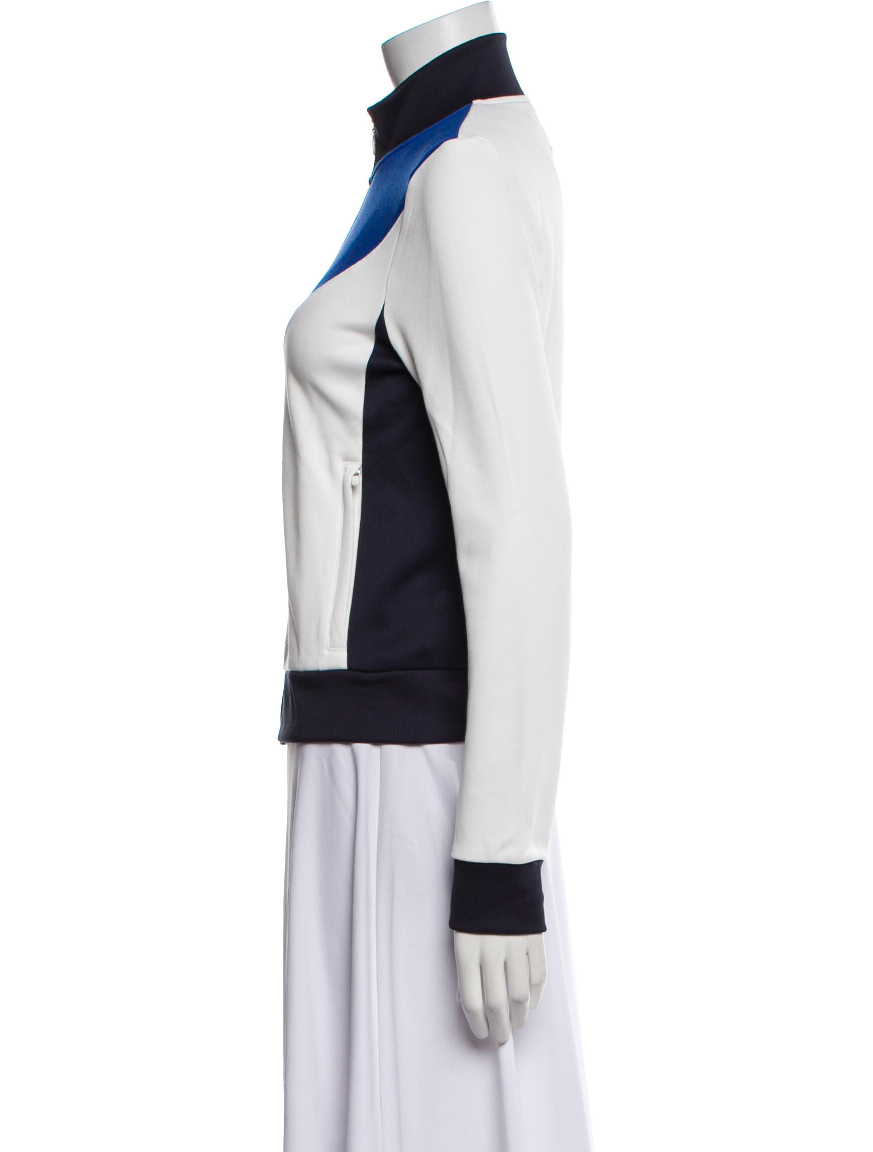 Tory Sport Colorblock Pattern Bomber Jacket