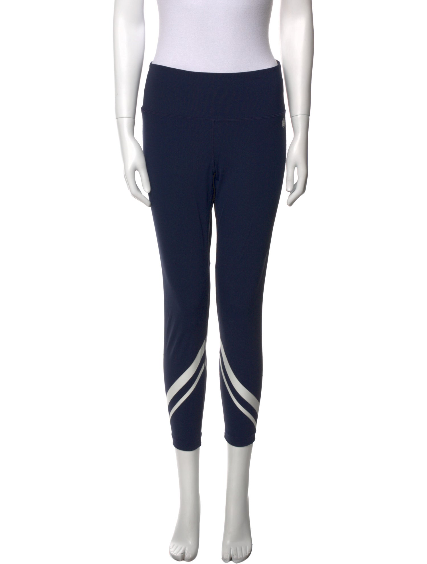 Tory Sport Striped Skinny Leg Pants