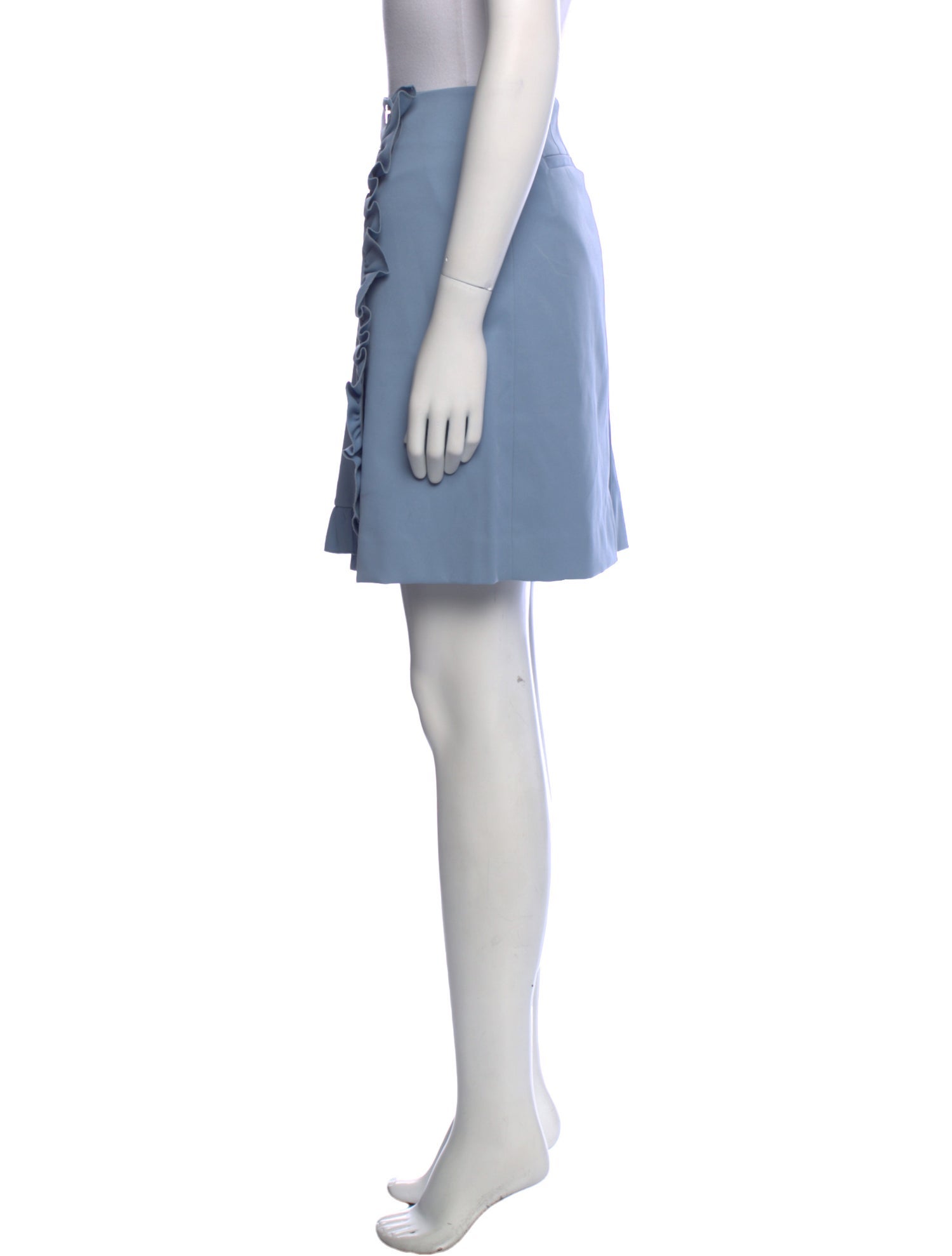 Tory Sport Ruffle Embellishment Mini Skirt