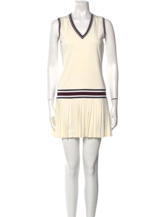 Tory Sport V-Neck Mini Dress