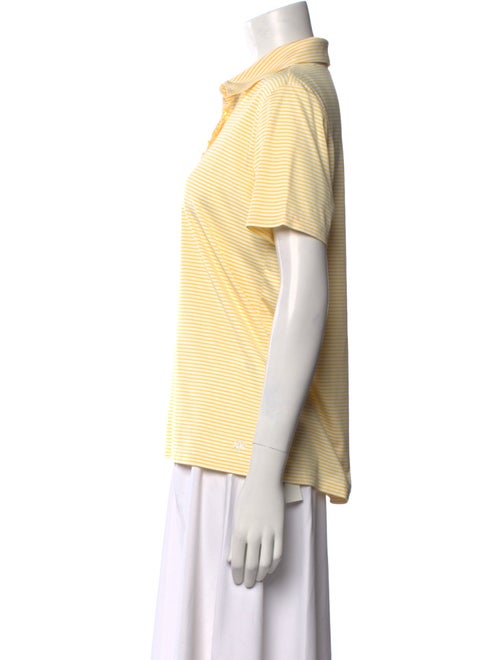 Tory Sport Striped Short Sleeve Polo