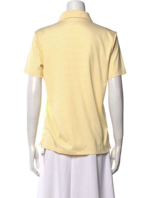 Tory Sport Striped Short Sleeve Polo