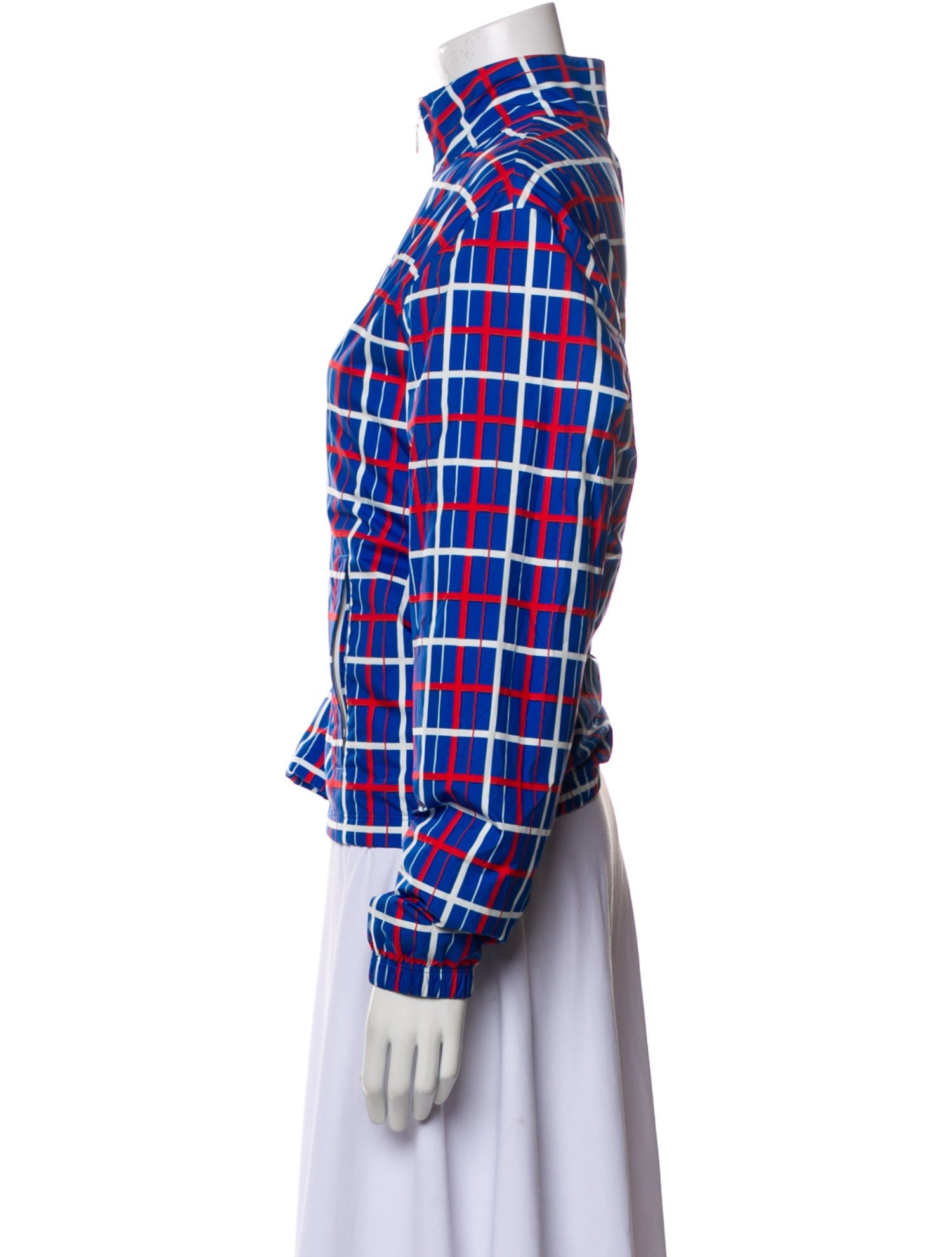 Tory Sport Plaid Print Jacket