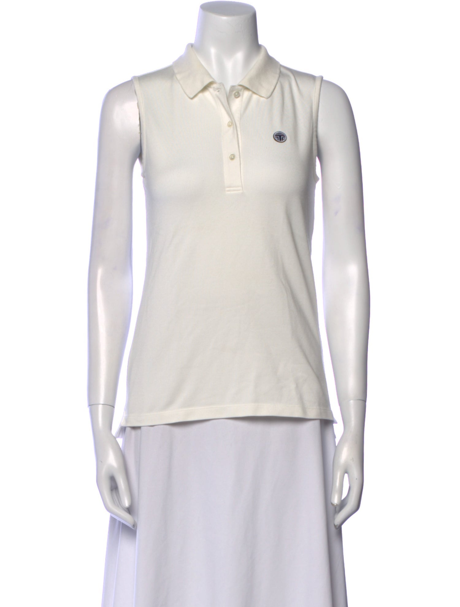 Tory Sport V-Neck Sleeveless Polo