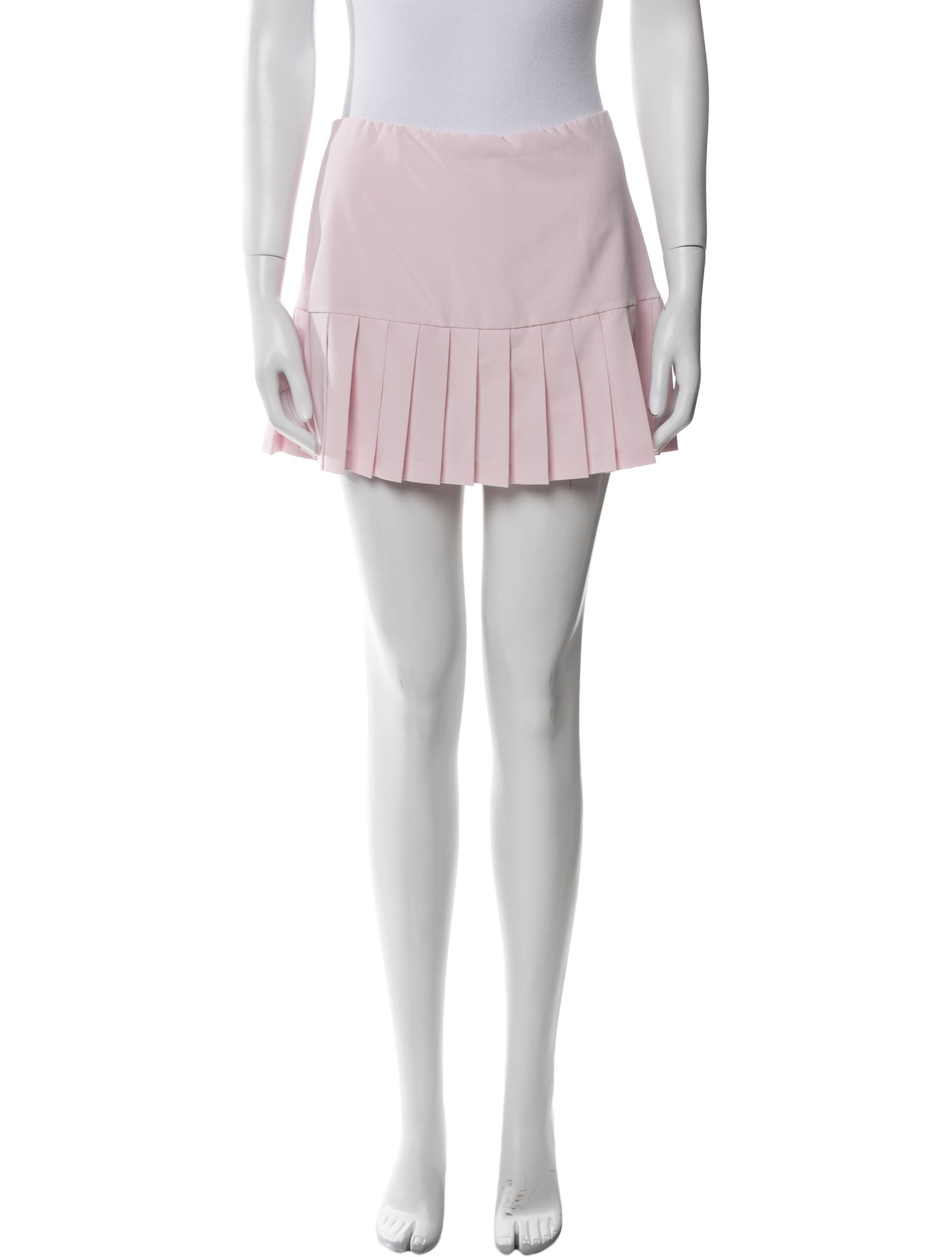 Tory Sport Pleated Accents Mini Skirt
