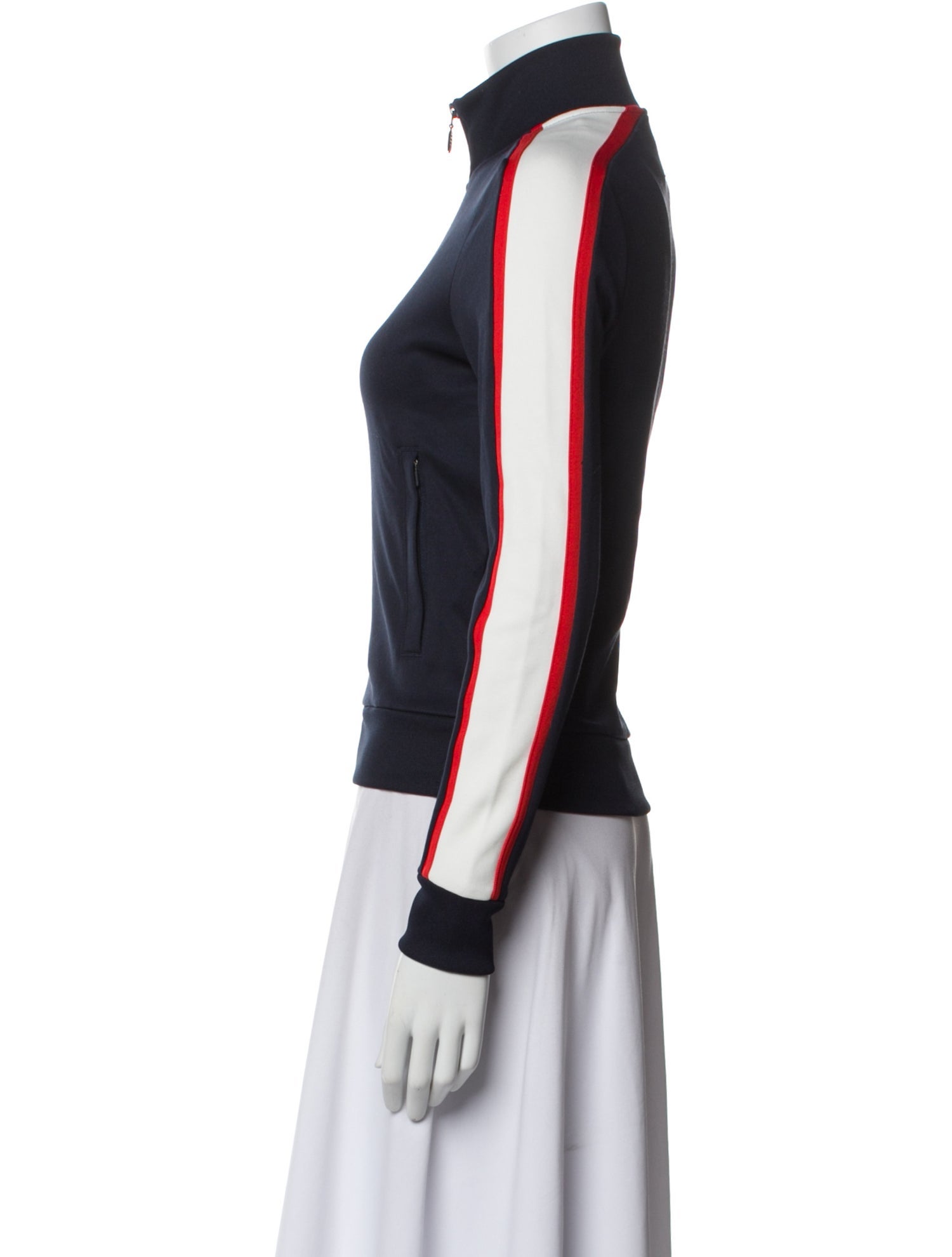 Tory Sport Colorblock Pattern Bomber Jacket