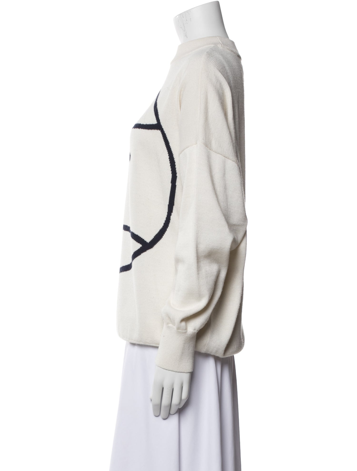 Tory Sport Merino Wool Graphic Print Sweater