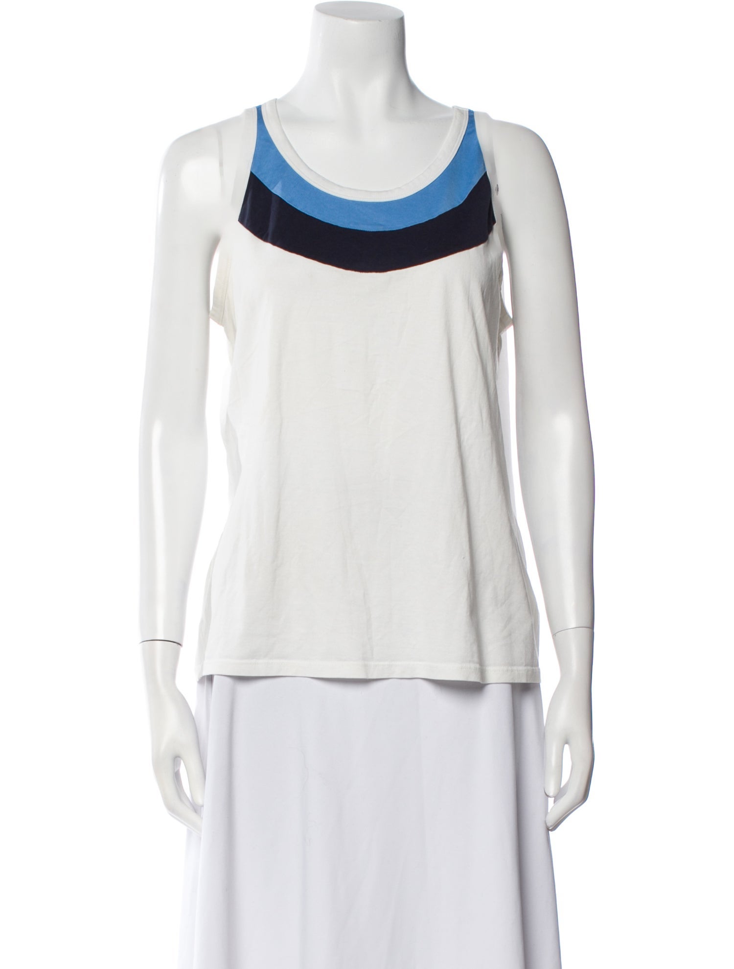 Tory Sport Scoop Neck Sleeveless Top