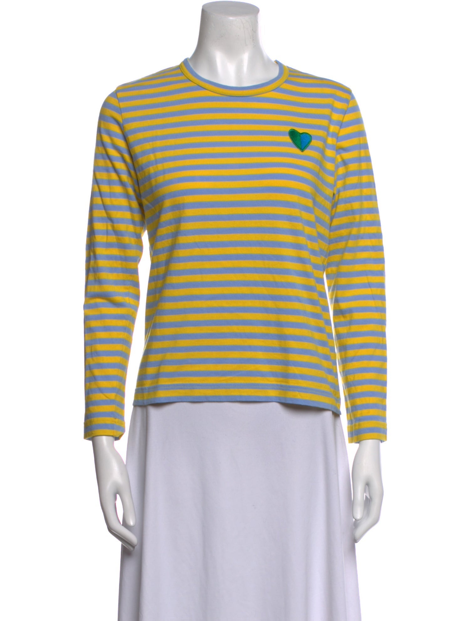 Tory Sport Striped Crew Neck T-Shirt