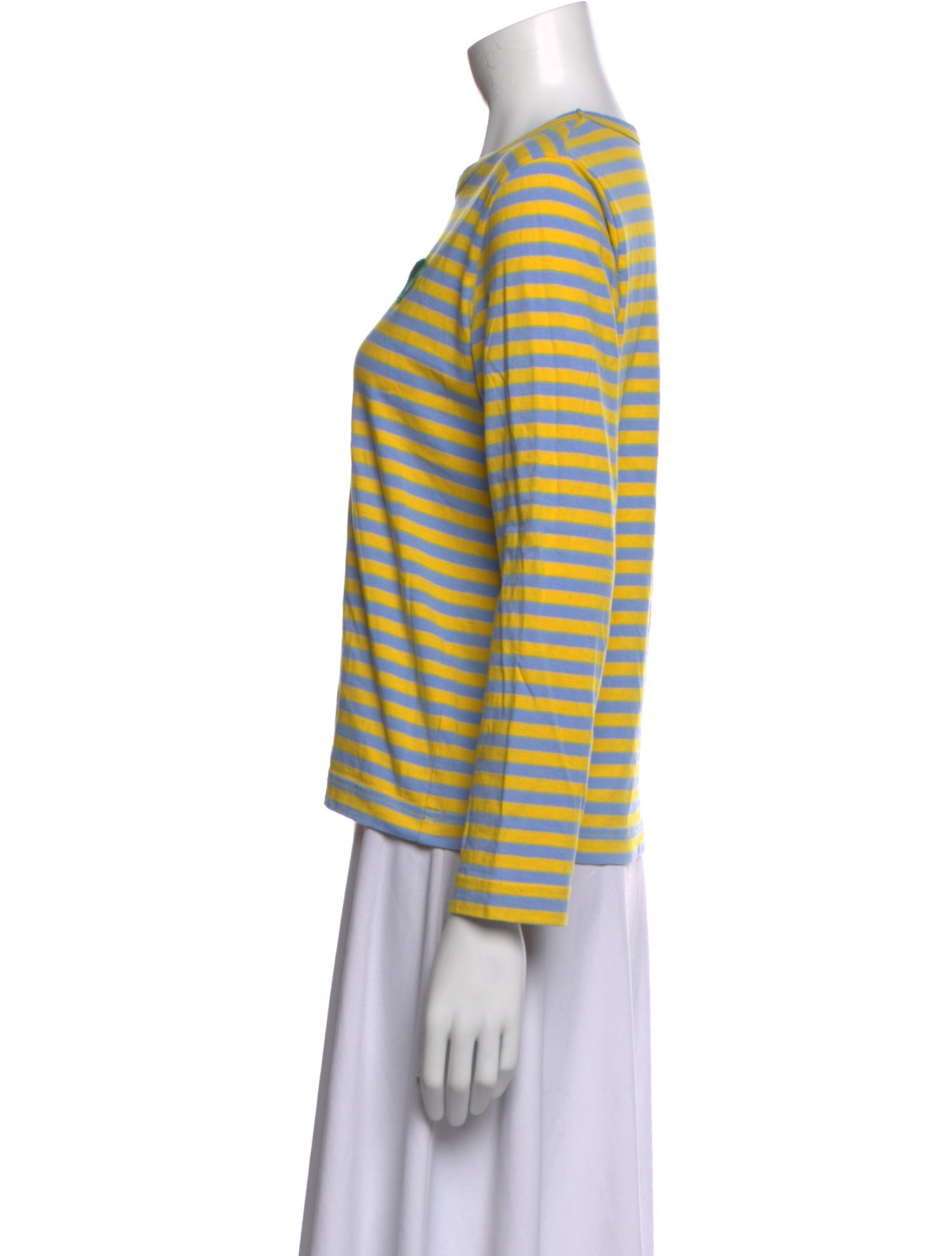 Tory Sport Striped Crew Neck T-Shirt