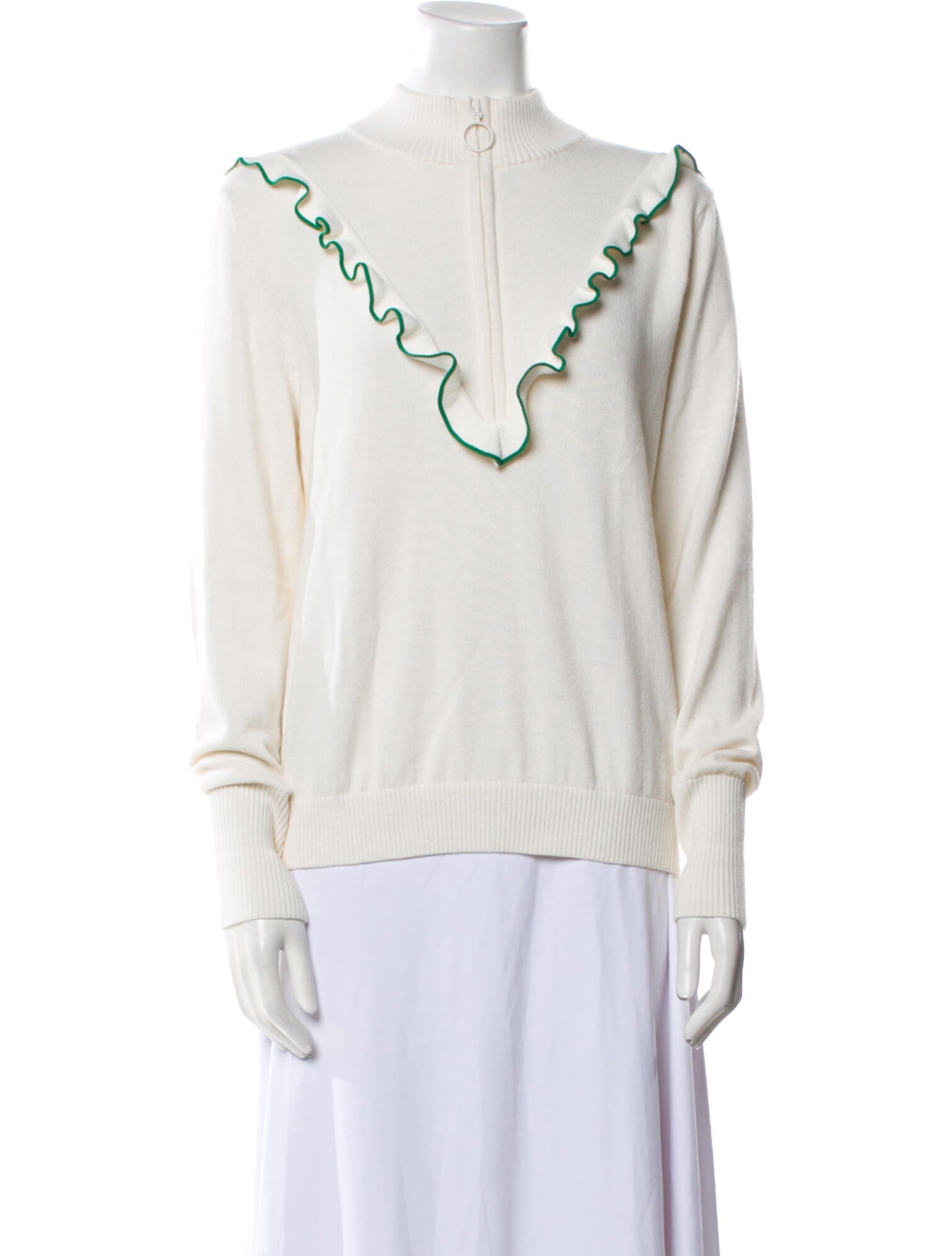 Tory Sport Cashmere V-Neck Sweatshirt
